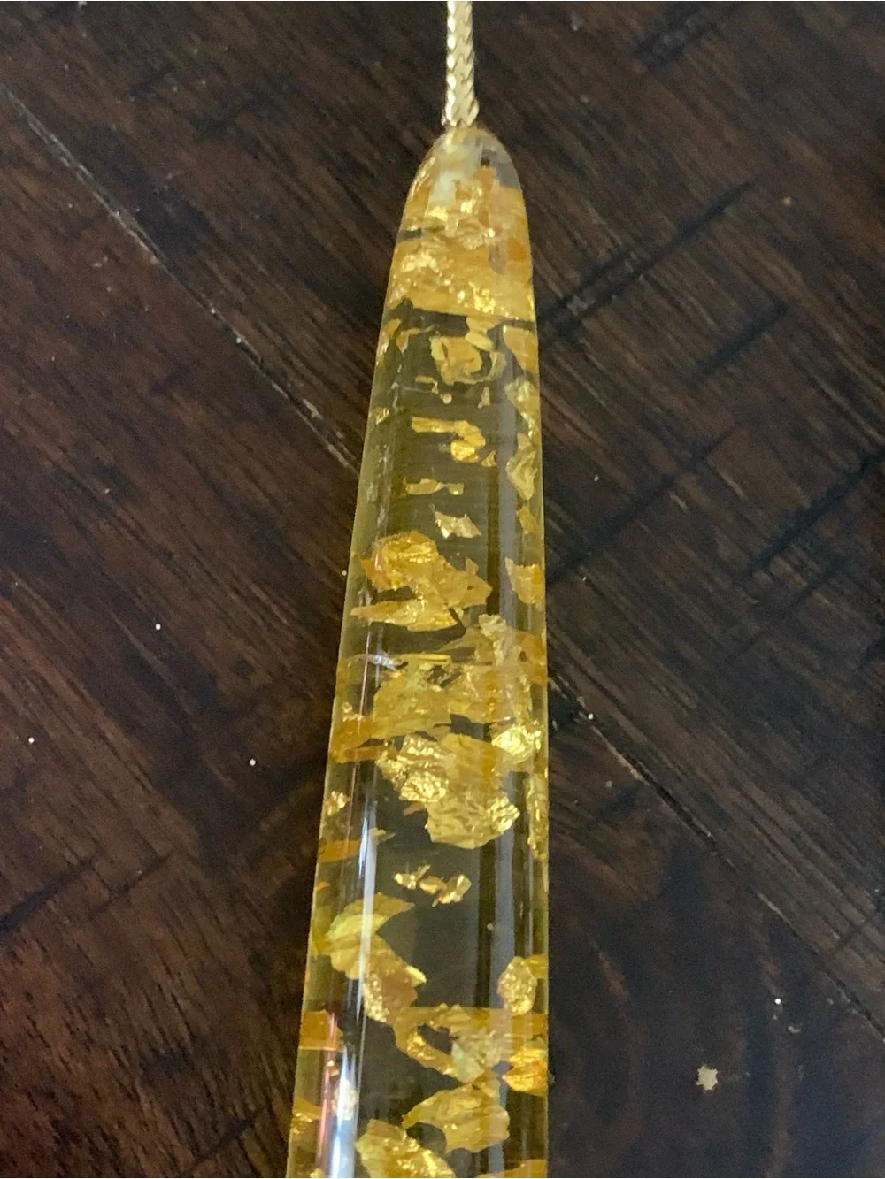 Gold Flake Taper Party Candles - Mixed Colors